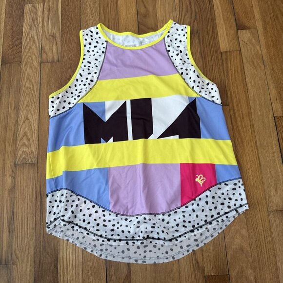 Lucky in Love Bethanie Mattek-Sands Women's Tennis Sleeveless Top Size L - Picture 1 of 5